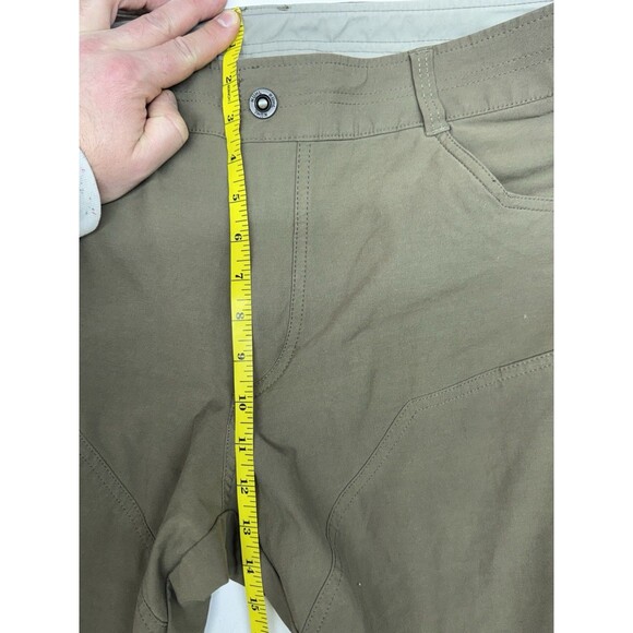 Kuhl Resistor Chino Pants Brown Outdoors Hiking Performance Measures 38x30 - Picture 11 of 13